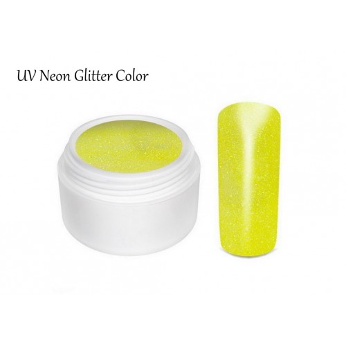 Neoninis blizgus UV gelis Nr. G1  (geltonas)